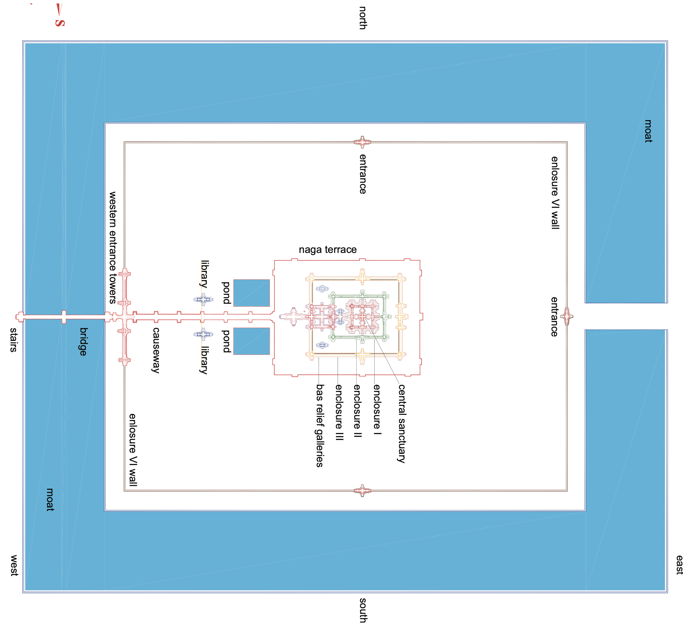 Temple layout plan